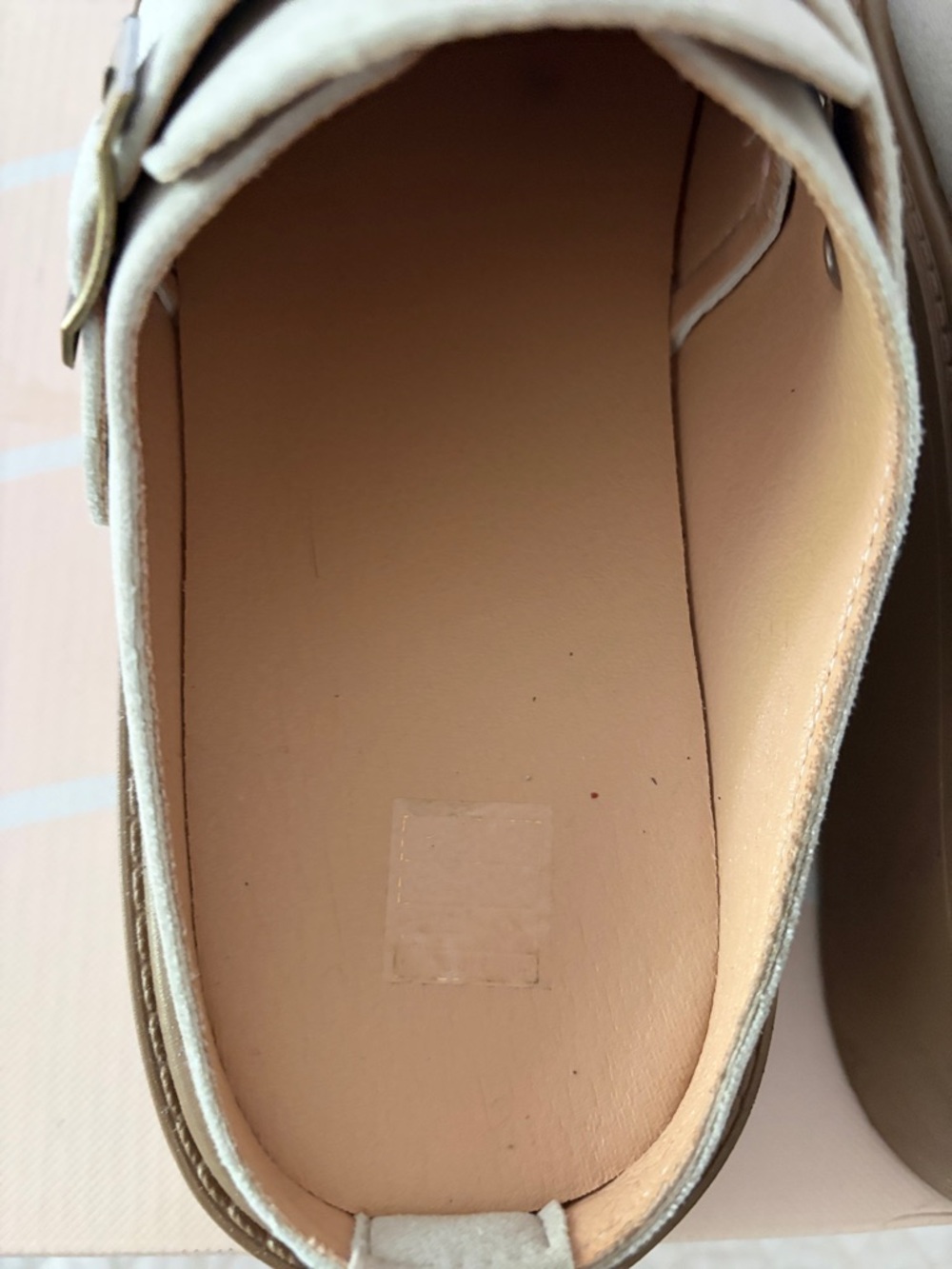 Easy Spirit Cream Platform Mule with Buckle (New) - Picture 6 of 14